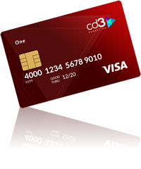 Cartão One Cd3 Card One - Visa - Cd3 Marketing